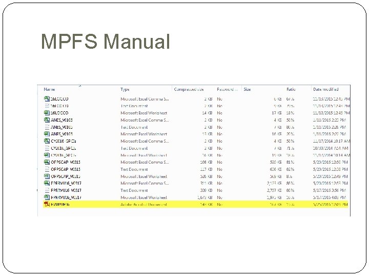 MPFS Manual MPFS Manual