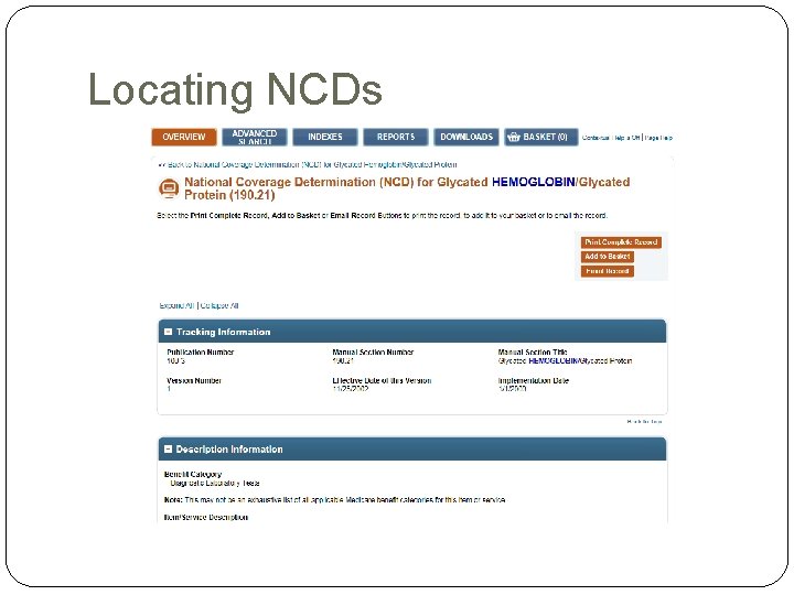 Locating NCDs Locating NCDs