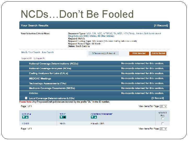 NCDs…Don’t Be Fooled NCDs…Don’t Be Fooled