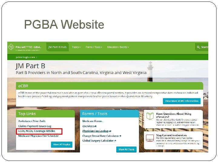 PGBA Website PGBA Website
