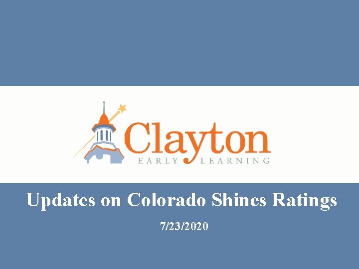 Updates on Colorado Shines Ratings 7/23/2020 