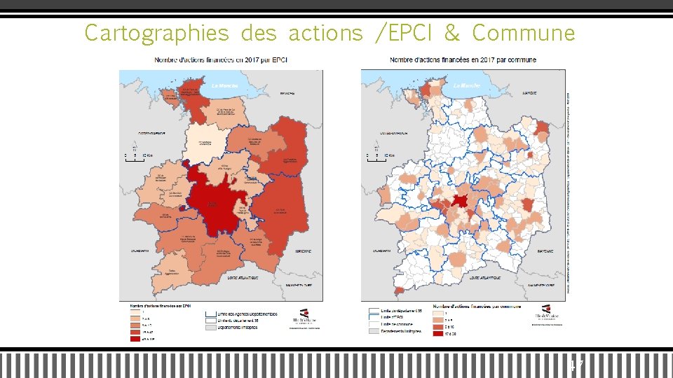 Cartographies des actions /EPCI & Commune 47 