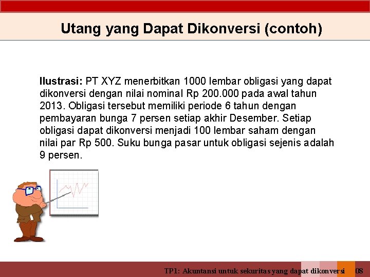 Utang yang Dapat Dikonversi (contoh) Ilustrasi: PT XYZ menerbitkan 1000 lembar obligasi yang dapat