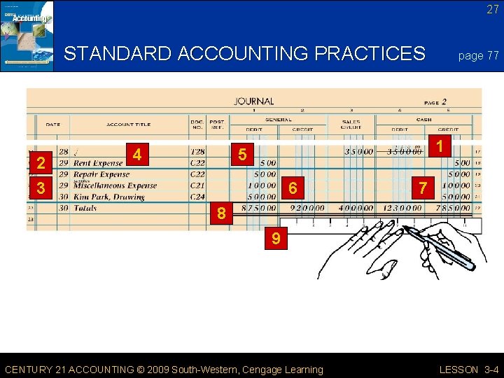 27 STANDARD ACCOUNTING PRACTICES 2 3 4 page 77 1 5 6 7 8