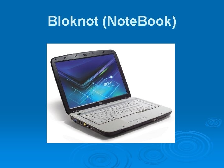 Bloknot (Note. Book) Bloknot (Note. Book)