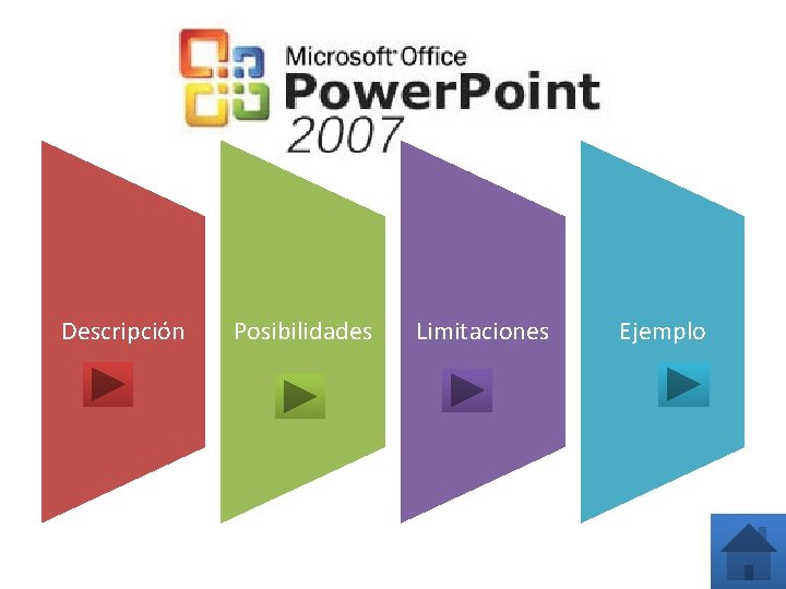 Descripción Posibilidades Limitaciones Ejemplo 