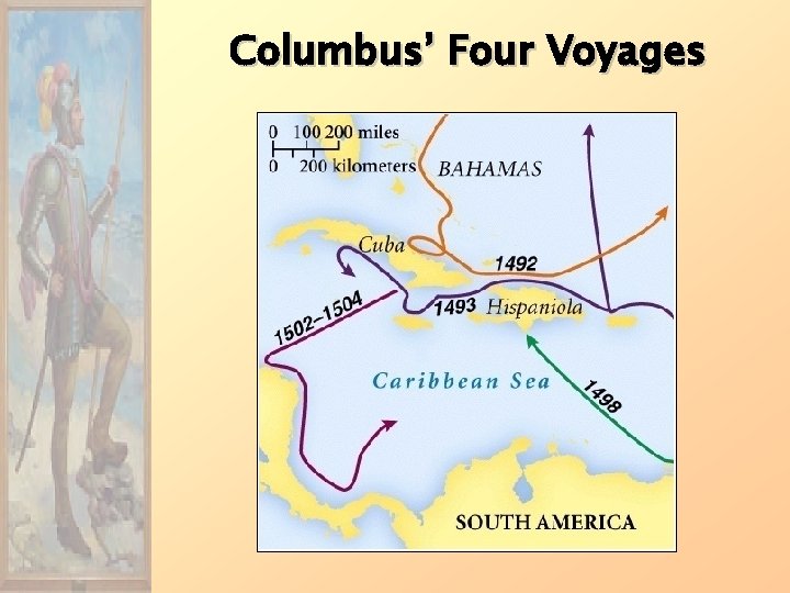 Columbus’ Four Voyages 