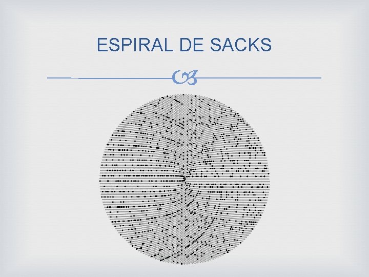 ESPIRAL DE SACKS 