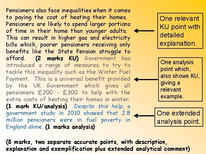 Pensioners also face inequalities when it comes to paying the cost of heating their