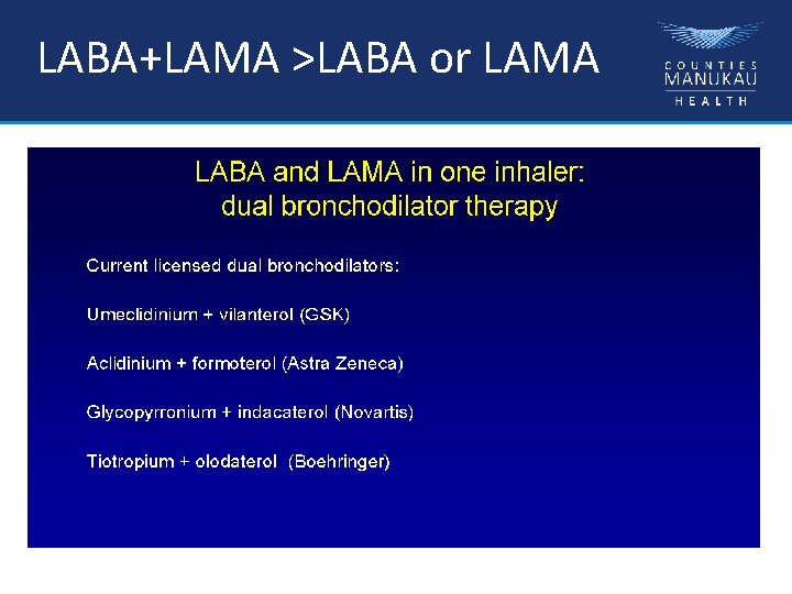 LABA+LAMA >LABA or LAMA 