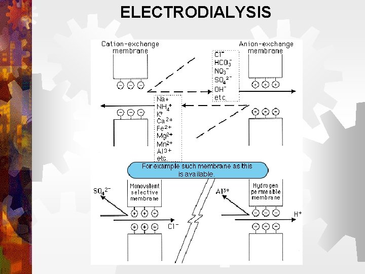 ELECTRODIALYSIS ELECTRODIALYSIS