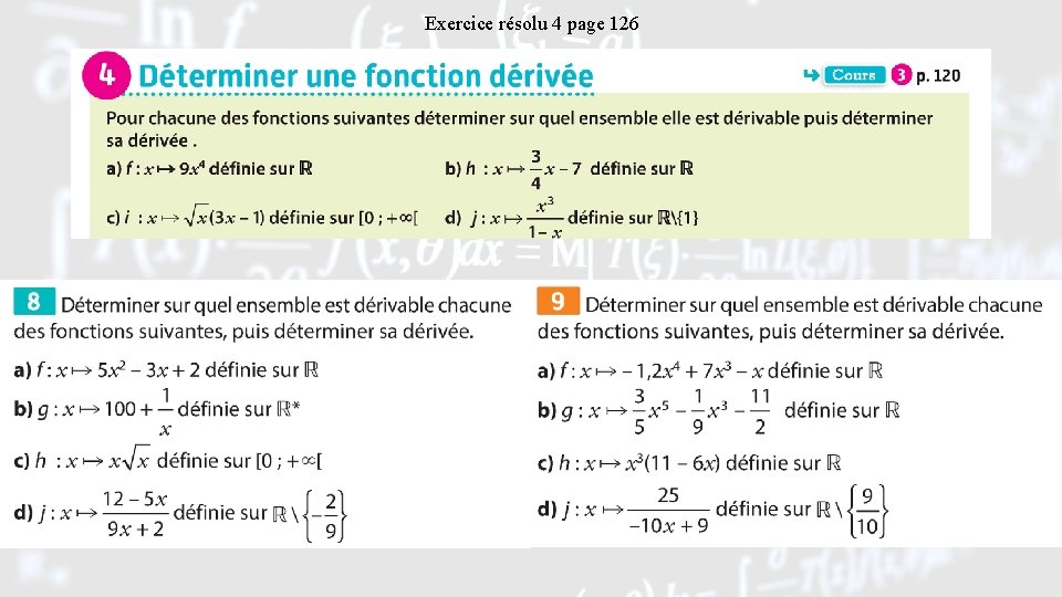 Exercice résolu 4 page 126 