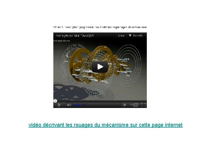vidéo décrivant les rouages du mécanisme sur cette page internet 