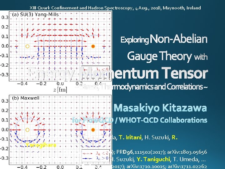 XIII Quark Confinement and Hadron Spectroscopy, 4 Aug. , 2018, Maynooth, Ireland Exploring Non-Abelian