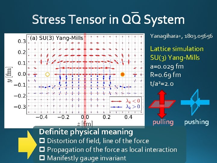 ー Yanagihara+, 1803. 05656 Lattice simulation SU(3) Yang-Mills a=0. 029 fm R=0. 69 fm