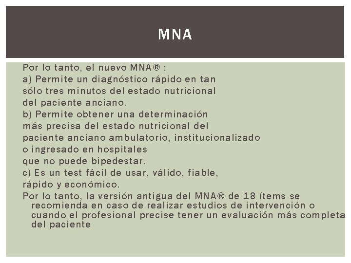 Malnutricin Definicin Los Grupos De Expertos Definen La