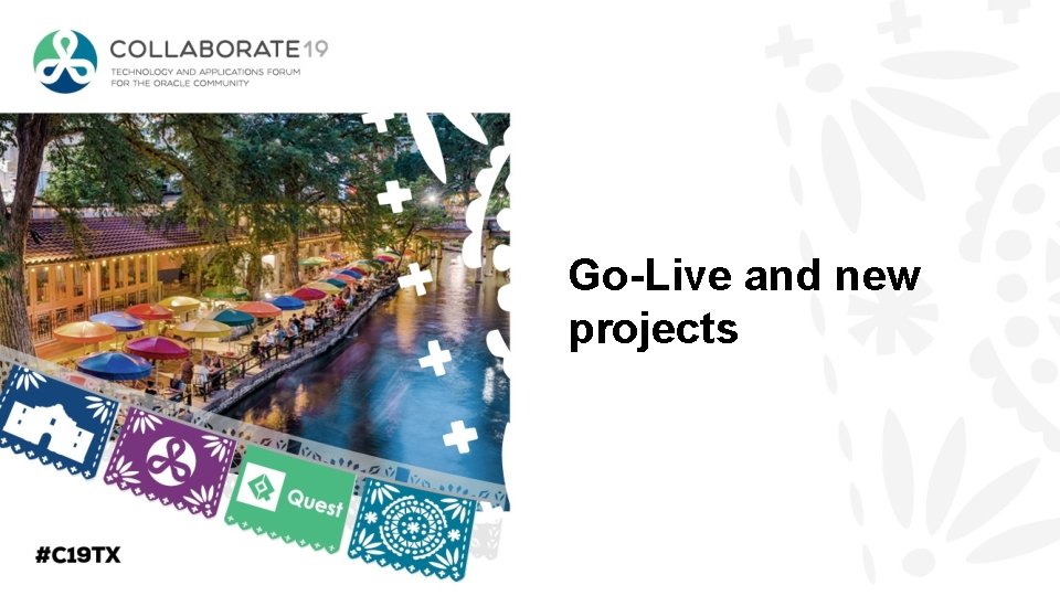 Go-Live and new projects 