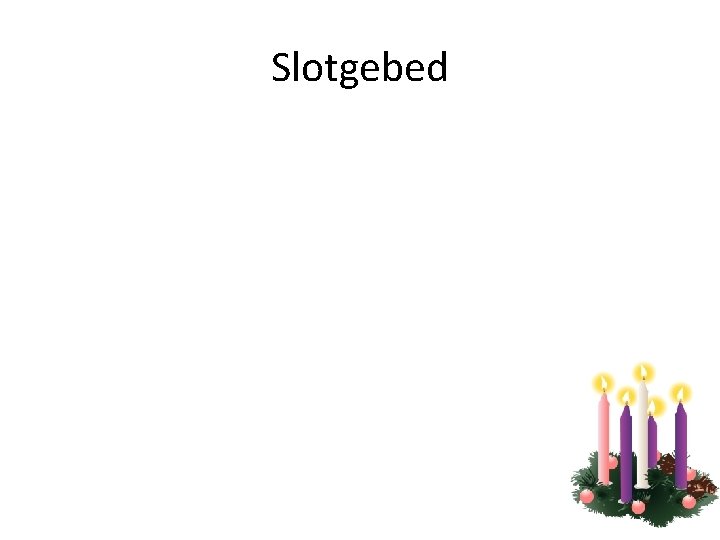 Slotgebed 