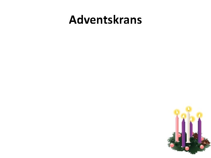 Adventskrans 