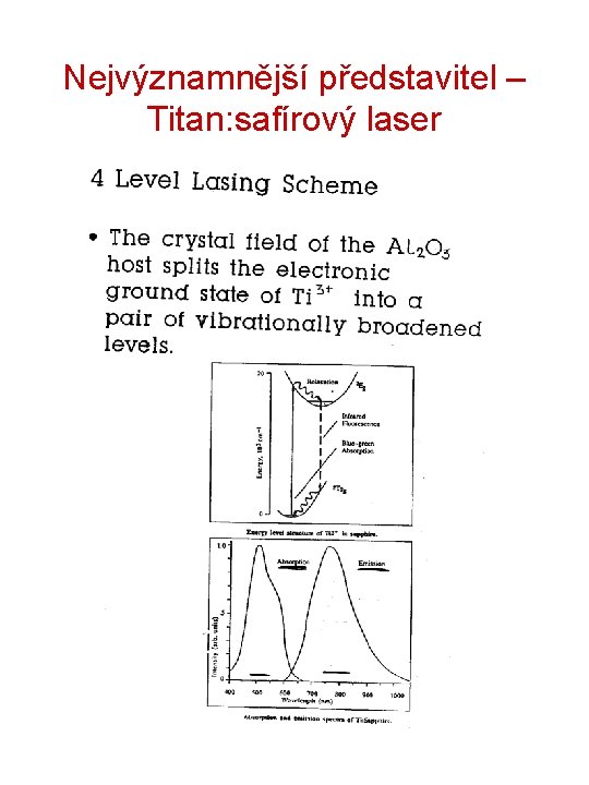 Nejvýznamnější představitel – Titan: safírový laser 