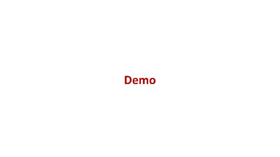 Demo 