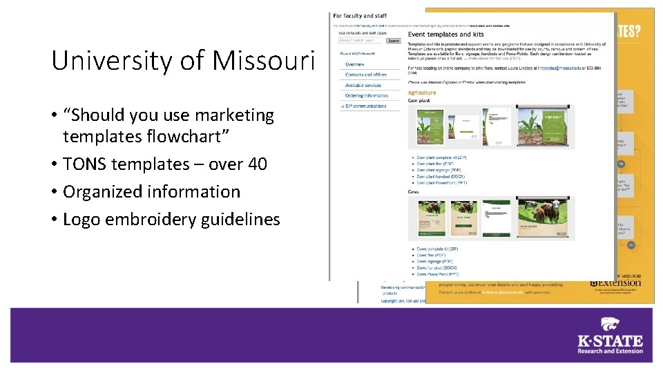 University of Missouri • “Should you use marketing templates flowchart” • TONS templates –