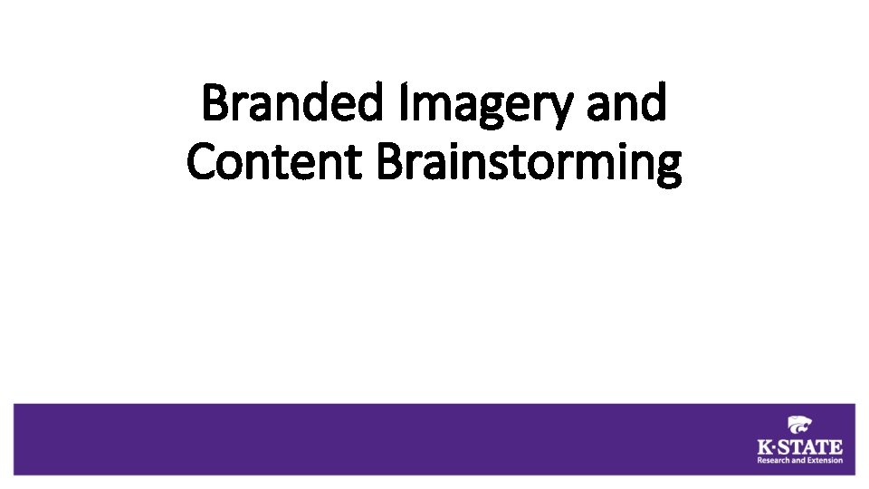 Branded Imagery and Content Brainstorming 