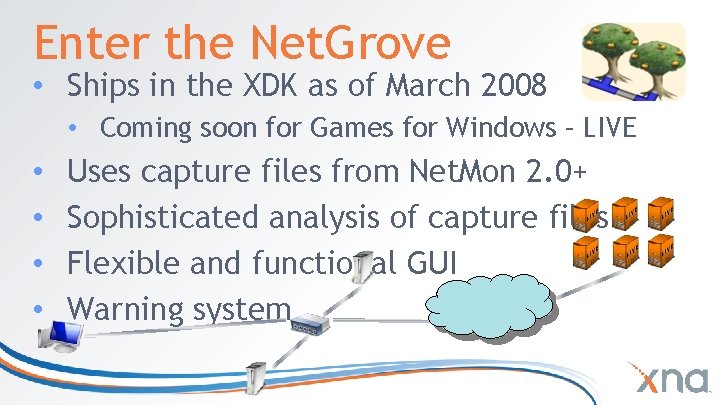 Enter the Net. Grove • Ships in the XDK as of March 2008 • Enter the Net. Grove • Ships in the XDK as of March 2008 •