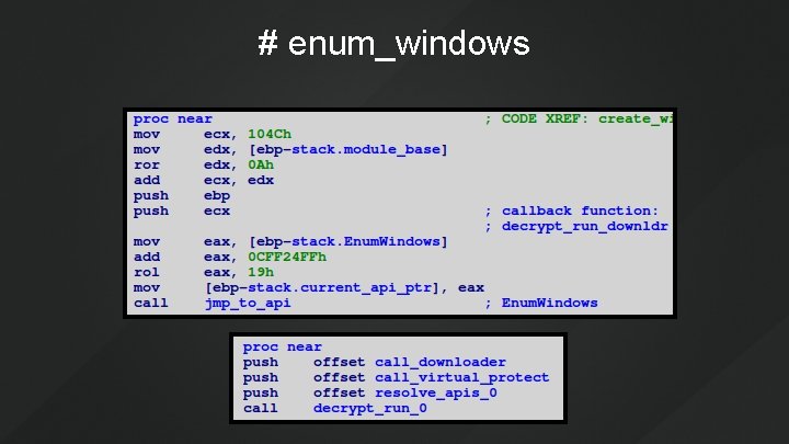 # enum_windows 
