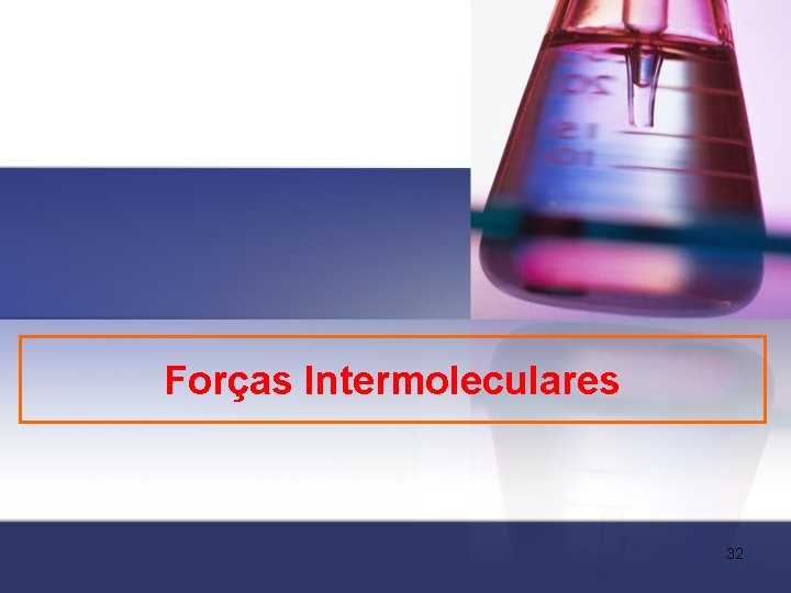 Forças Intermoleculares 32 