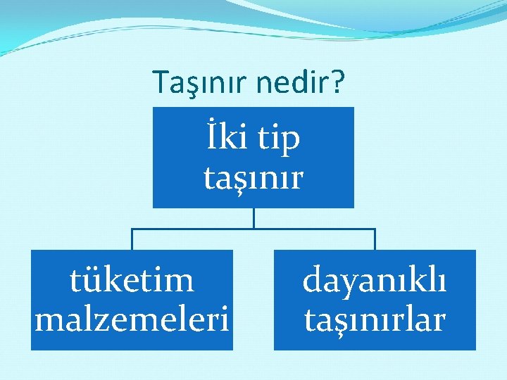 Taşınır nedir? İki tip taşınır tüketim malzemeleri dayanıklı taşınırlar 