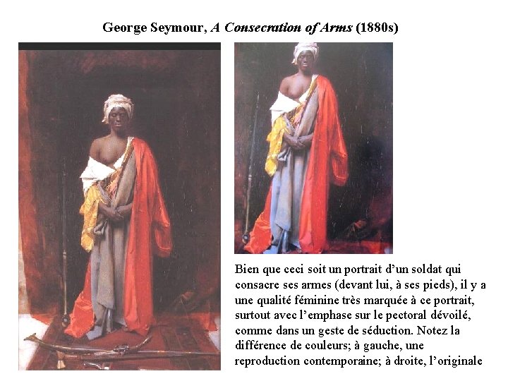 George Seymour, A Consecration of Arms (1880 s) Bien que ceci soit un portrait