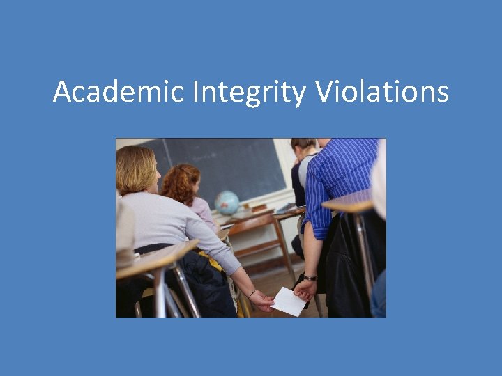 Academic Integrity Violations 