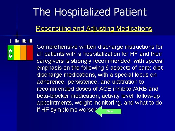 The Hospitalized Patient Reconciling and Adjusting Medications Comprehensive written discharge instructions for all patients