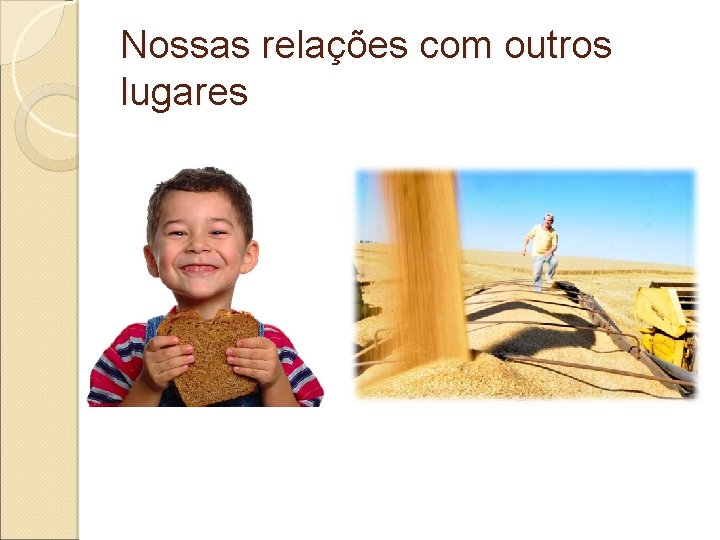 Nossas relações com outros lugares 