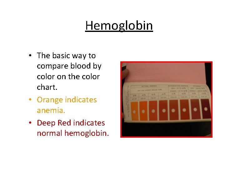 Hb Color Biology 161 Blood Lab Scott lehbauerlethbridgecollege ab ca