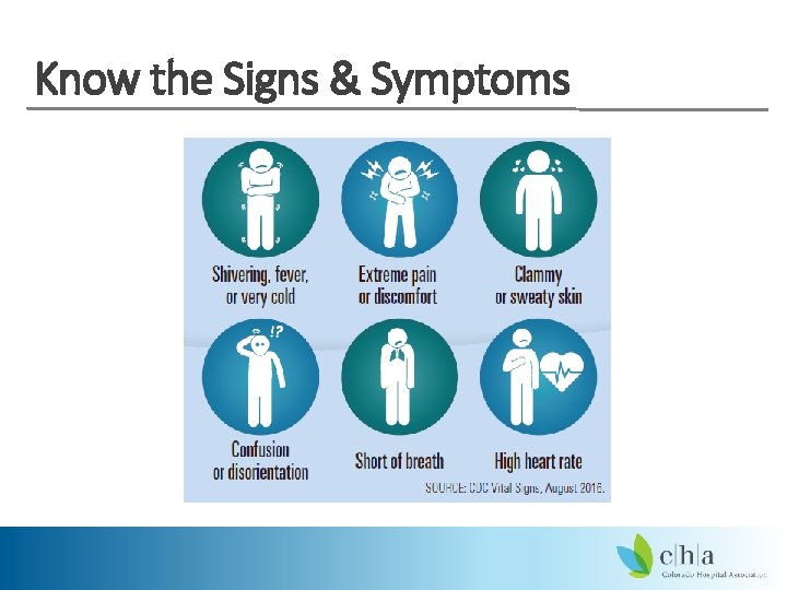 Know the Signs & Symptoms 