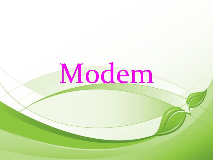 Modem 