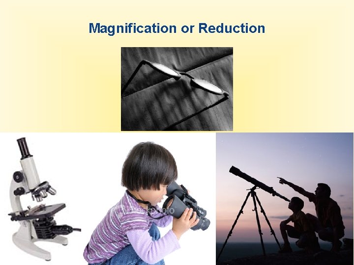 Magnification or Reduction 