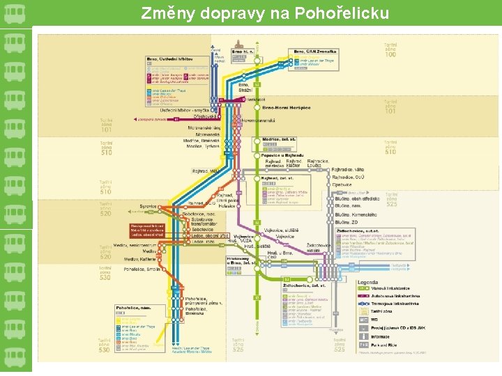 Změny dopravy na Pohořelicku 