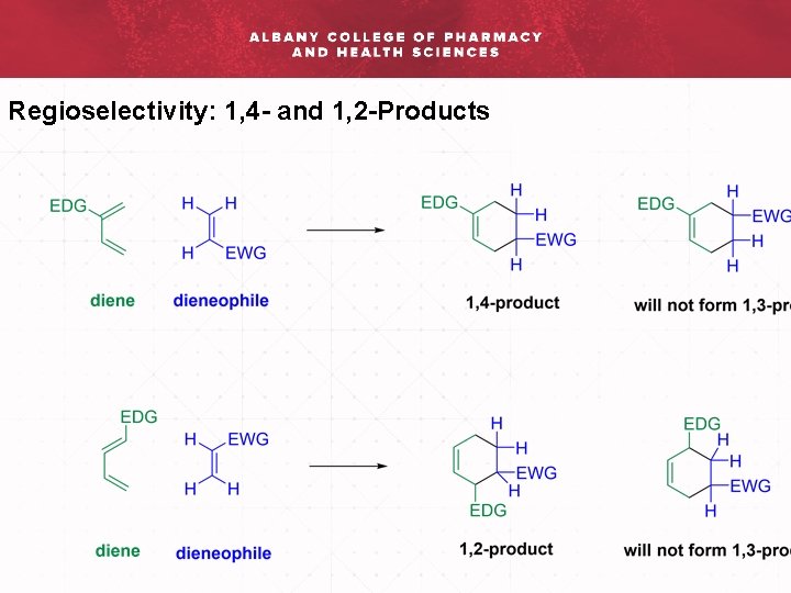 Regioselectivity: 1, 4 - and 1, 2 -Products 