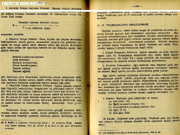 ENDÜSTRİ MÜHENDİSLİĞİ 