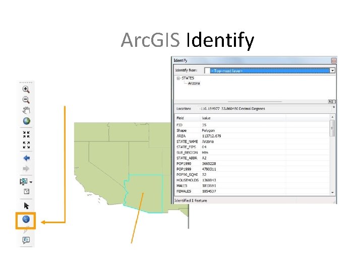 Arc. GIS Identify 