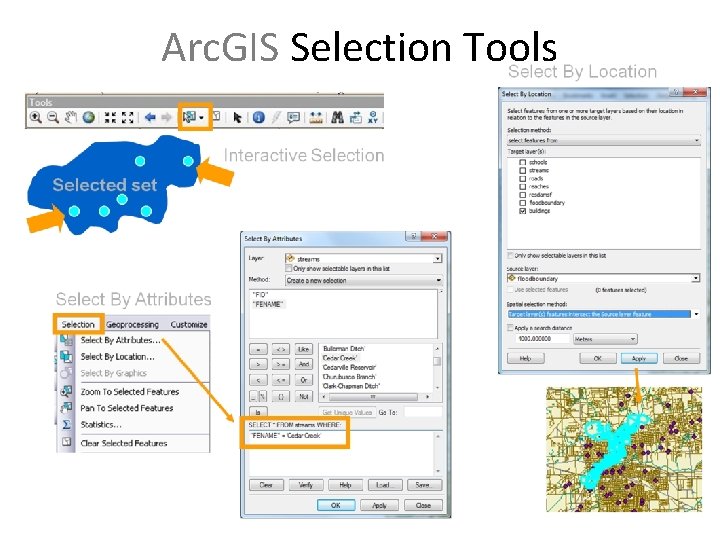 Arc. GIS Selection Tools 