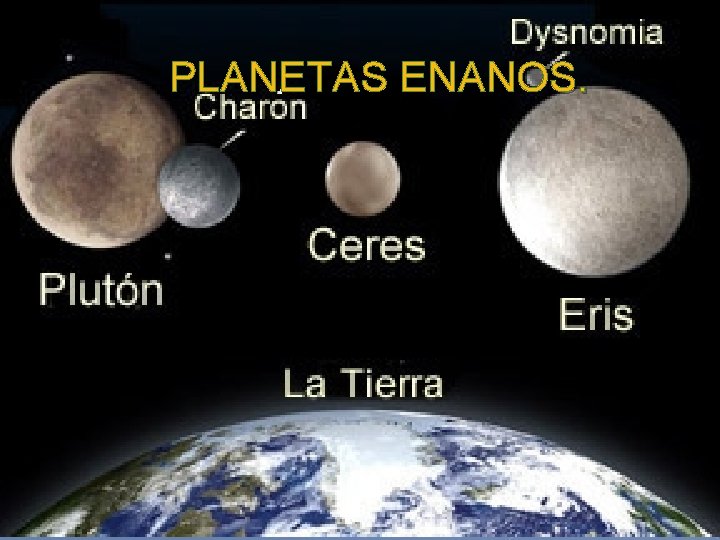 PLANETAS ENANOS. 