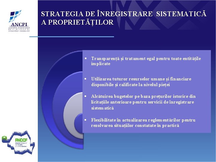 STRATEGIA DE ÎNREGISTRARE SISTEMATICĂ A PROPRIETĂȚILOR § Transparență și tratament egal pentru toate entitățile