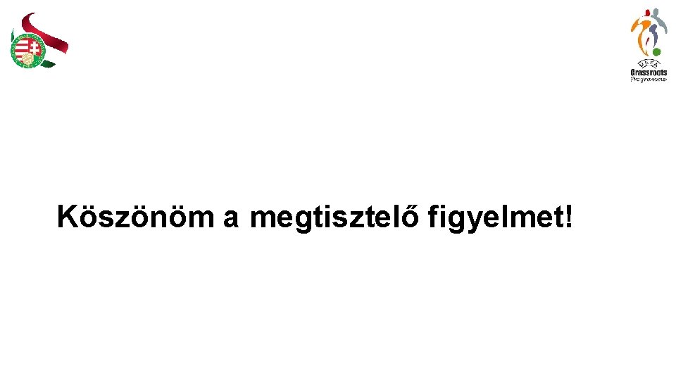 Köszönöm a megtisztelő figyelmet! Köszönöm a megtisztelő figyelmet!