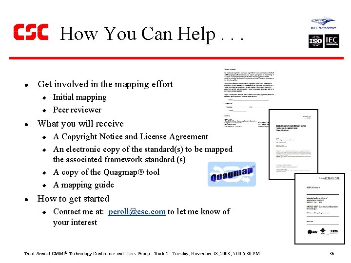How You Can Help. . . l Get involved in the mapping effort u