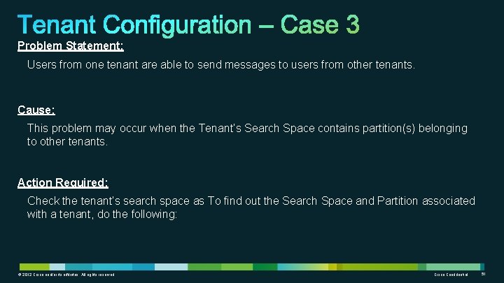 Problem Statement: Users from one tenant are able to send messages to users from