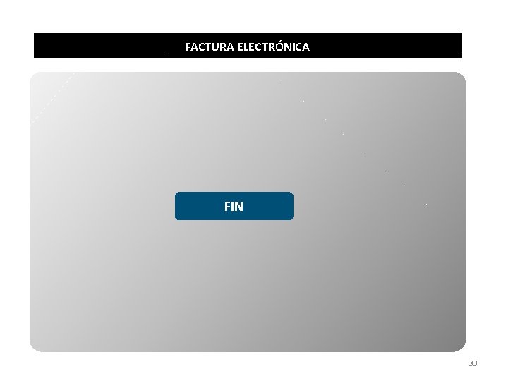 FACTURA ELECTRÓNICA FIN 33 